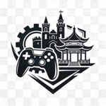 中欧电竞官方立体Logo - 象征连接与竞技的桥梁